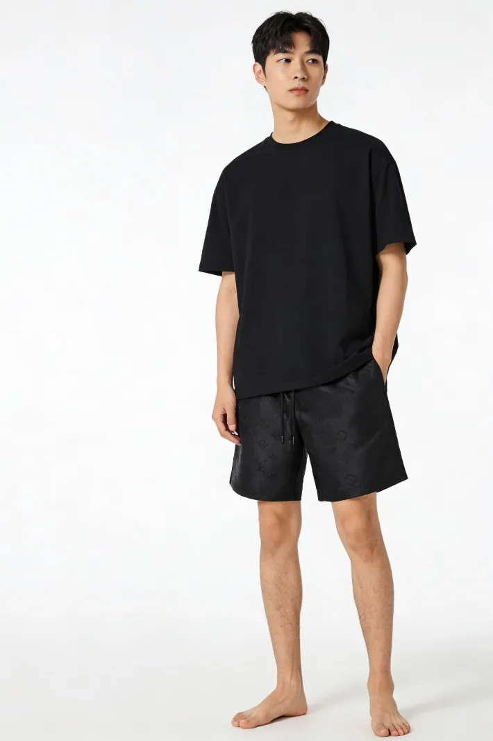 Louis Vuitton/Louis Vuitton dark pattern old flower jacquard short sleeves